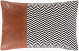 Fiona Lumbar Pillow FNA-002 in Black, front view