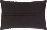 Fiona Lumbar Pillow FNA-002 in Black, back view