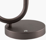 Furnas Accent Table Lamp FRN-017 in Brown, detail of the base