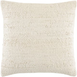 Chandler Accent Pillow GACH-002 in Ivory, front view