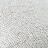 Chandler Accent Pillow GACH-002 in Ivory, close-up of the texture