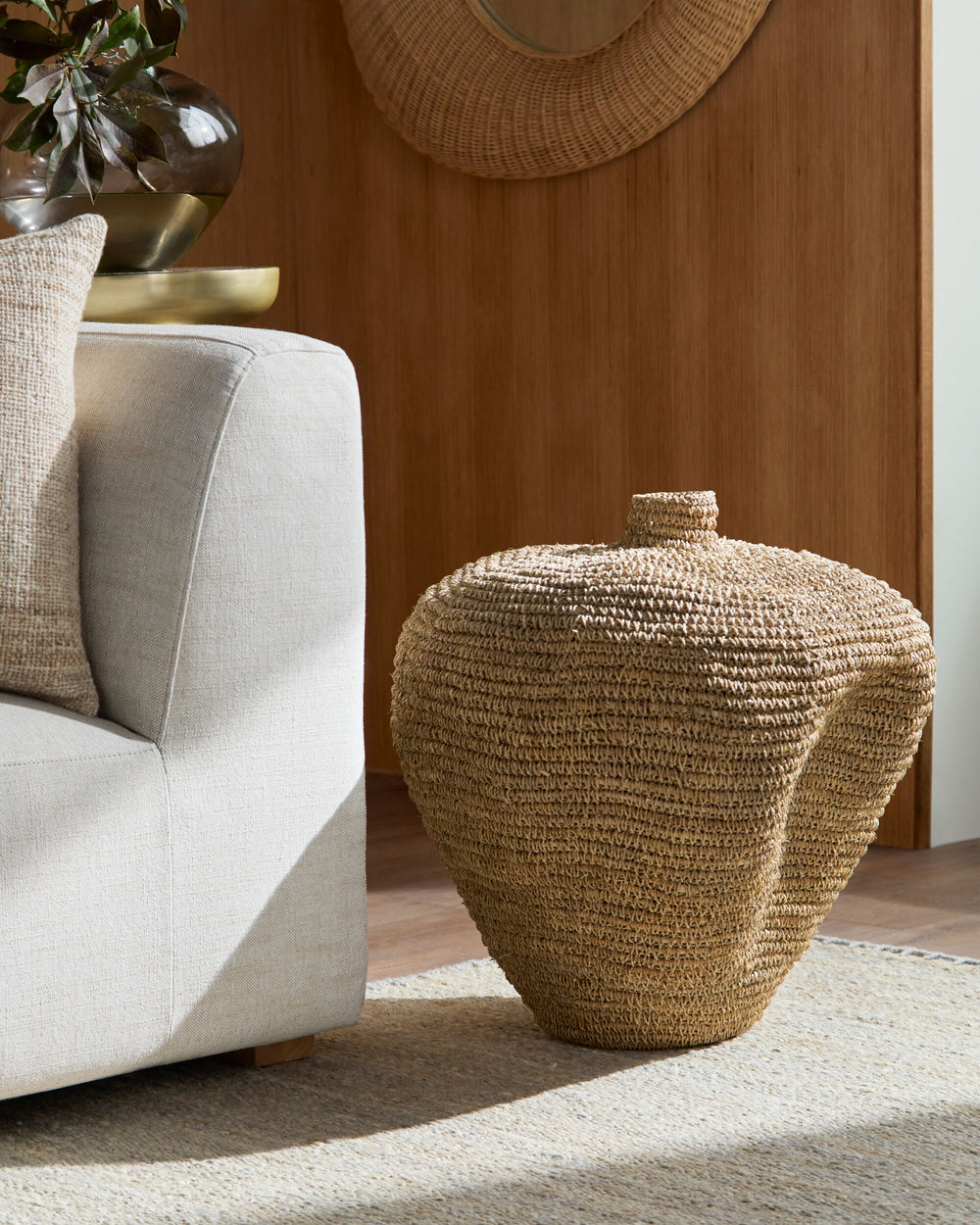 Chiya Basket GACI-001, styled in a room