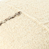Elliot Accent Pillow GAET-002 in Ivory, close-up of the texture