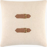 Havre Accent Pillow GAHA-001 in Ivory, front view