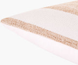 Katalina Accent Pillow GAKL-002 in Camel, corner detail