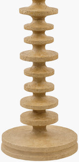 Merrill Accent Table Lamp in brown, detail of the base