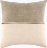 San Marco Accent Pillow GASN-002 in Taupe, front view