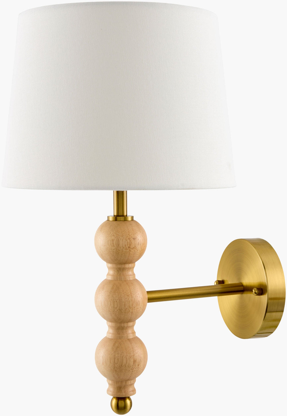 Wiluna Wall Sconce in beige, view 2 of 5