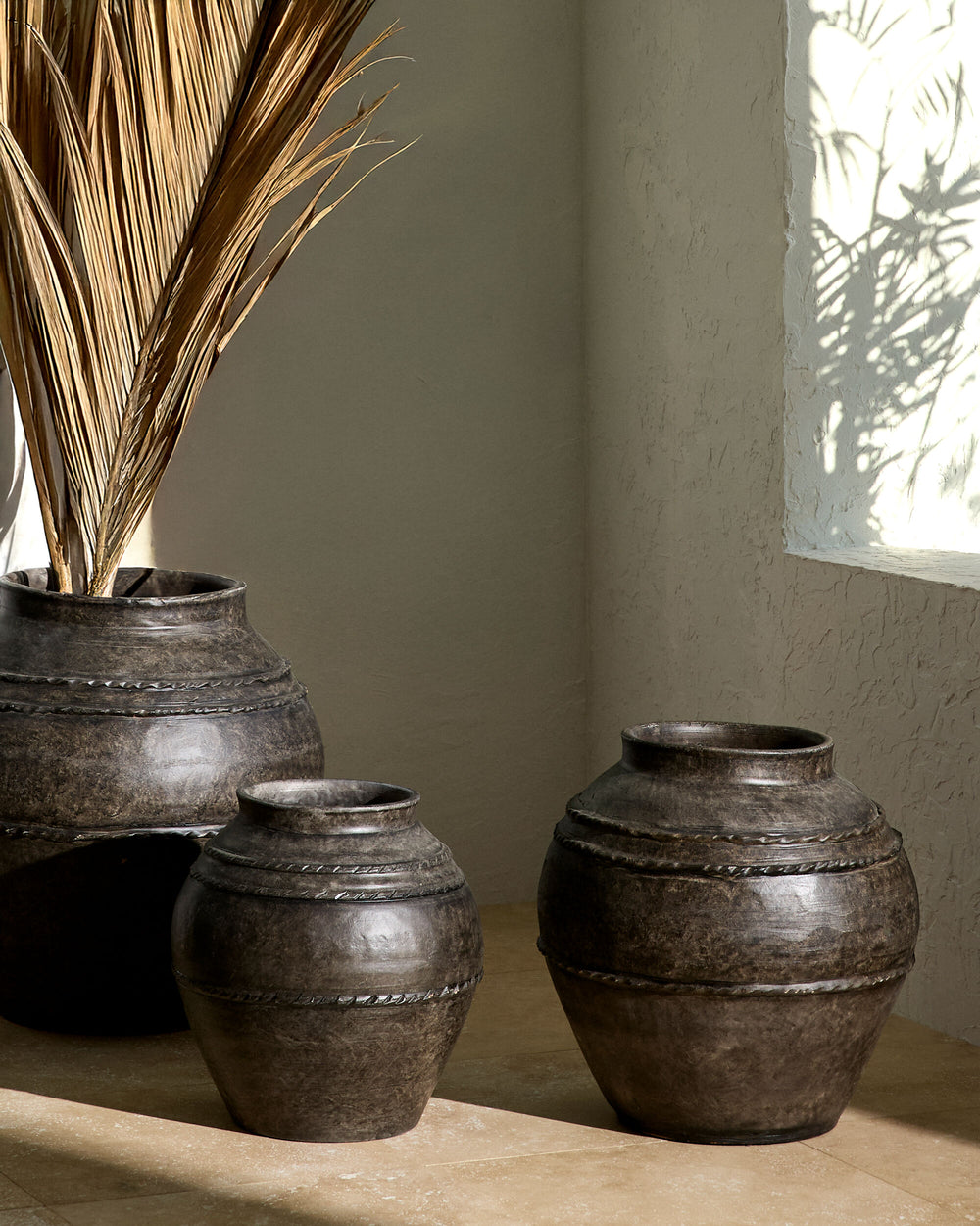 Stevi Vase GAVI-001, styled in a room