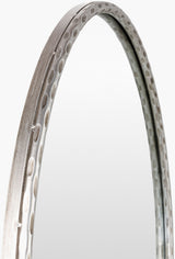 Georgine Accent Mirror GEI-001 in Silver Grey, corner detail