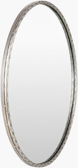 Georgine Accent Mirror GEI-001 in Silver Grey, side profile