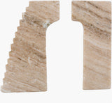 Gates of Troy Bookends GOT-001 in Grey, side profile