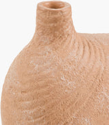 Gautami Vase GTU-001 in Terracotta, corner detail
