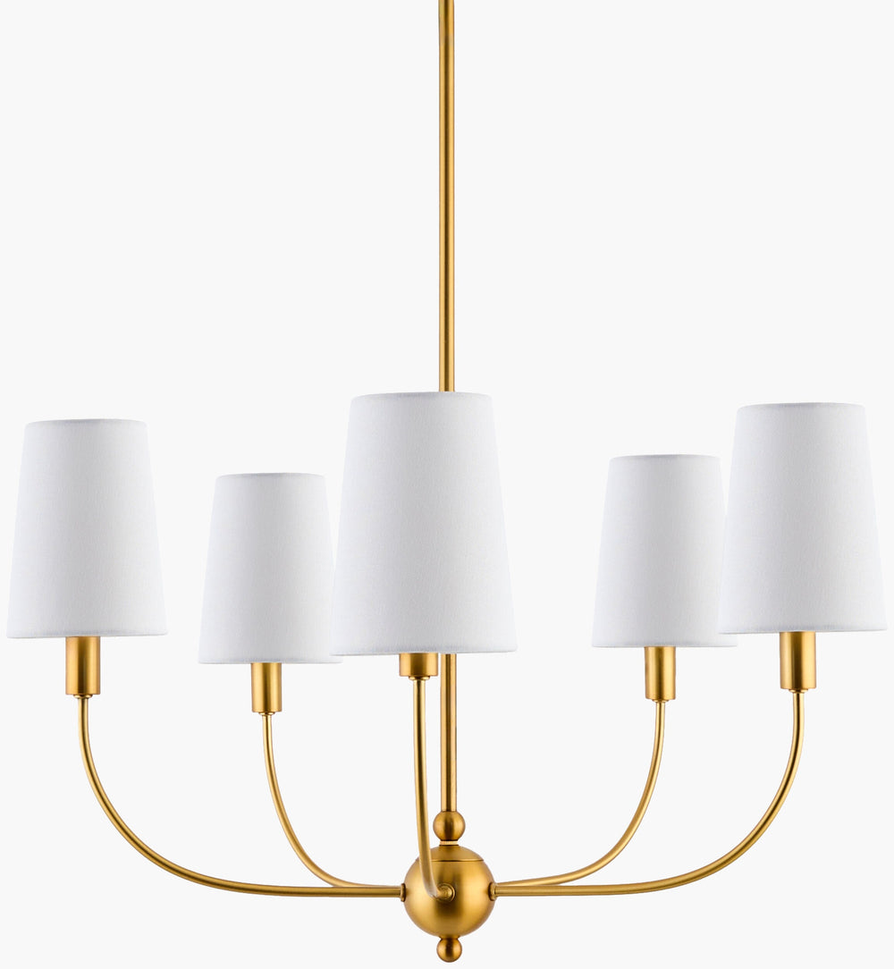 Haylen Chandelier in gold, view 3 of 3