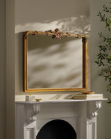 Highclere Mantel Mirror HCL-001, styled in a room