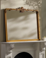 Highclere Mantel Mirror HCL-001, styled in a room
