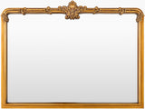 Highclere Mantel Mirror HCL-001 in Gold, front view