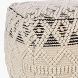 Hygge Pouf, corner detail