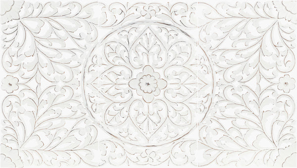 Hampi Wall Accent HMP-001 in White, front view