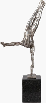 Homo Sapiens Decorative Sculpture HOS-003 in Silver, back view