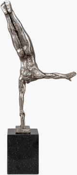 Homo Sapiens Decorative Sculpture HOS-003 in Silver, front detail