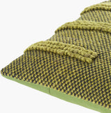 Harlow Accent Pillow HRW-004 in Olive, corner detail