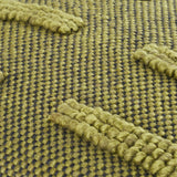 Harlow Accent Pillow HRW-004 in Olive, close-up of the texture