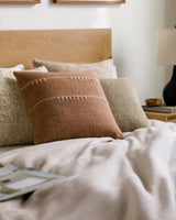 Harry Accent Pillow — Medium Brown