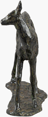 Marins Decorative Sculpture IRM-001 in Bronze, side profile