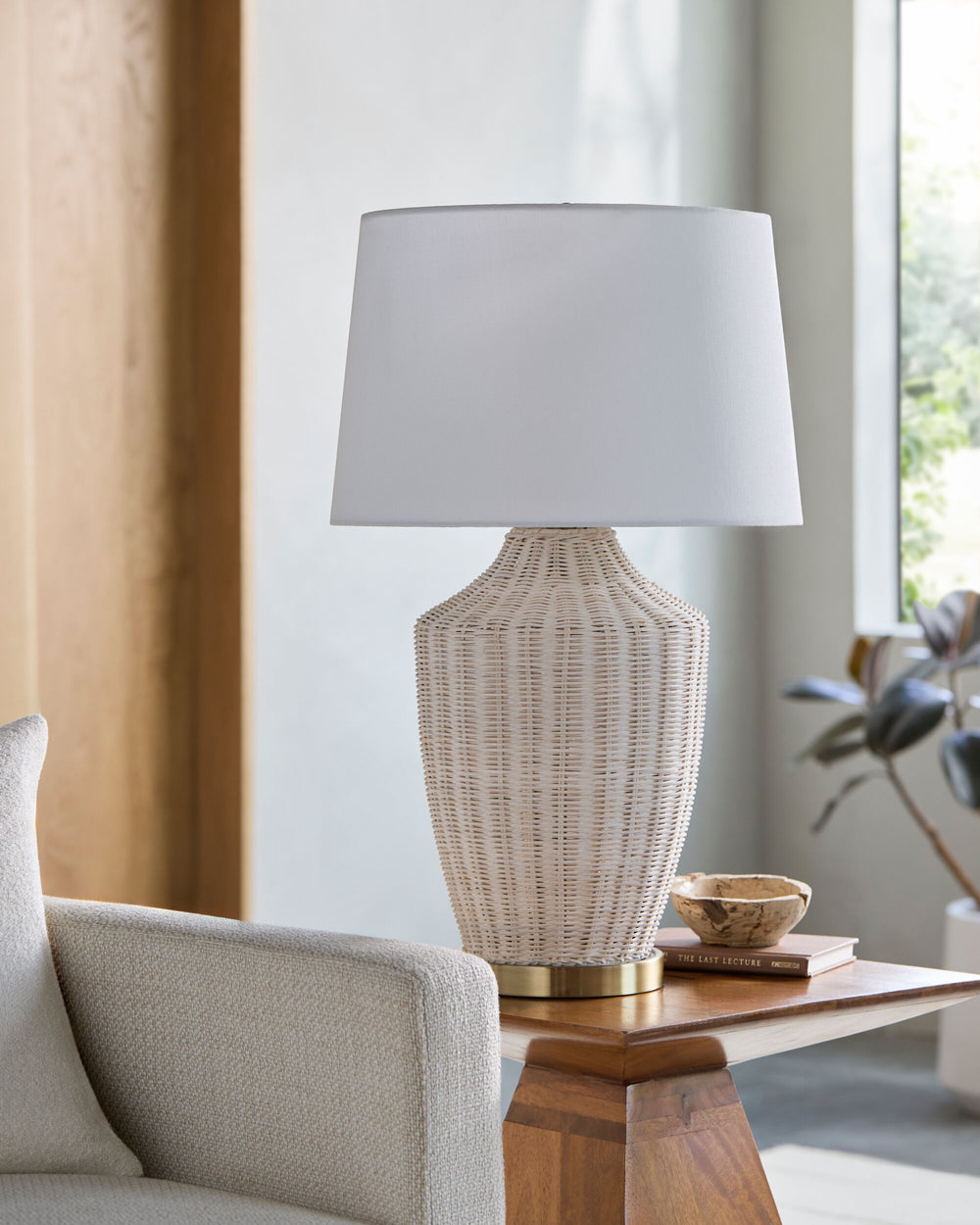 Isola Accent Table Lamp, styled in a room