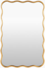 Ismenia Accent Mirror ISM-001 in Gold, front view