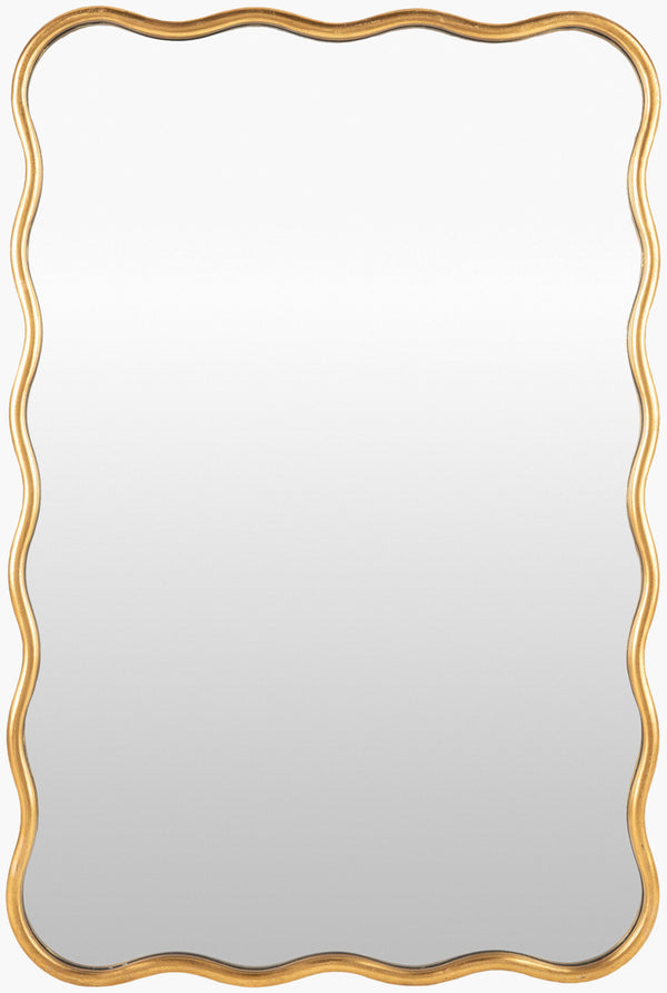 Ismenia Accent Mirror ISM-001 in Gold, front view