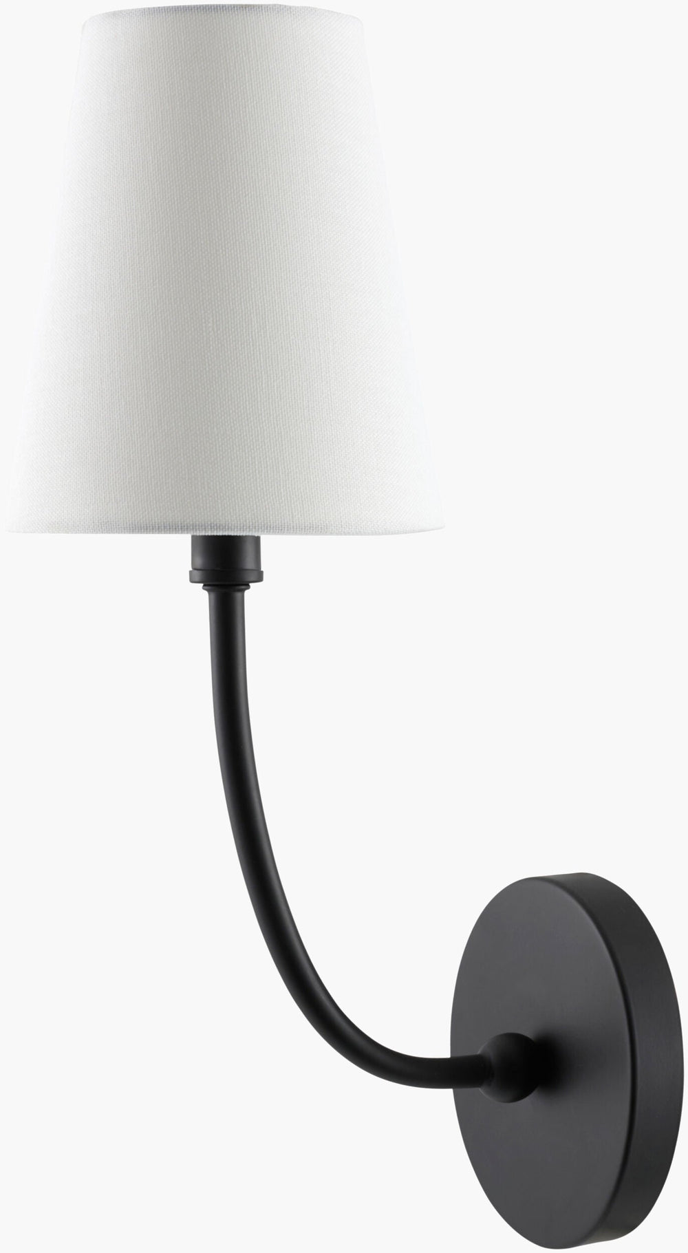 Itaran Wall Sconce ITR-001 in black, view 2 of 3