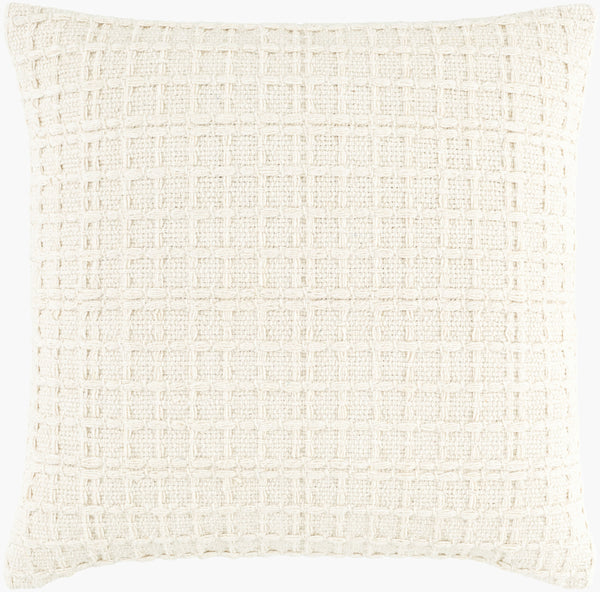 Ivanhore Accent Pillow IVH-001 in Eggshell, front view