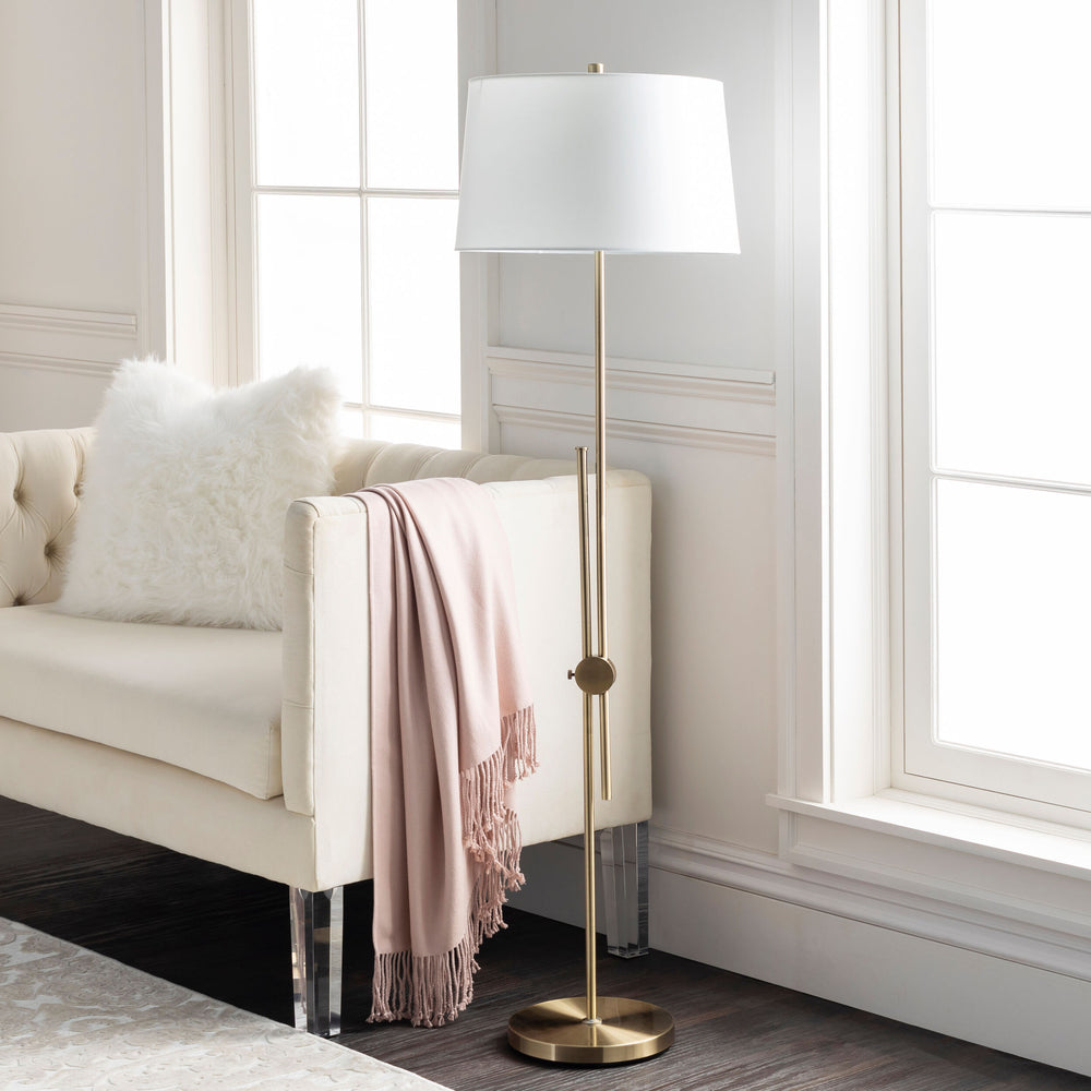 Jace Accent Floor Lamp, styled in a room