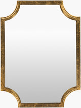 Joslyn Accent Mirror JSL-001 in Gold, front view
