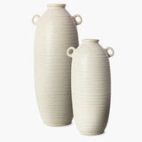 Kushan Vase KUH-001 in Cream, front view