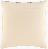 Kavre Accent Pillow KVRE-002 in Ivory, back view