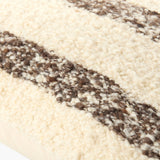 Kavre Accent Pillow KVRE-002 in Ivory, close-up of the texture