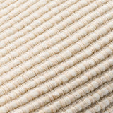 Lynchburg Accent Pillow LBG-001 in Ivory, close-up of the texture