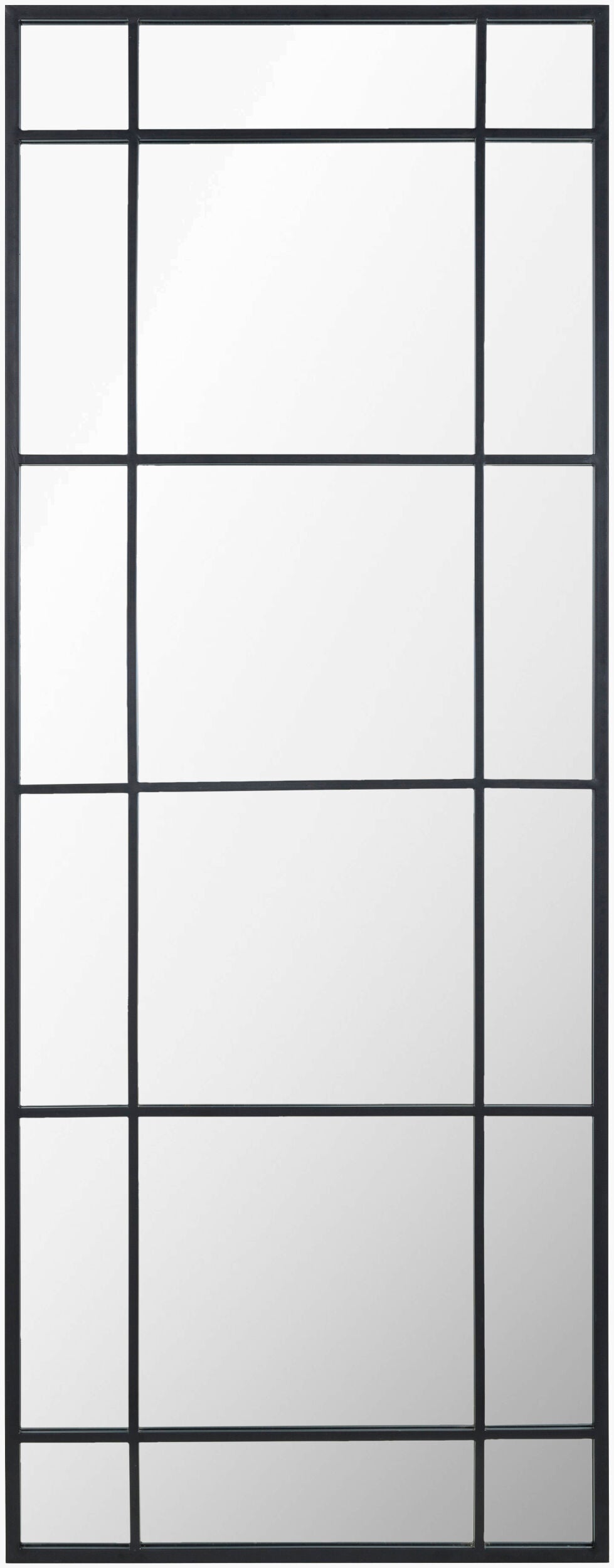Lanka Full Length Mirror LKA-001 in Black, front view