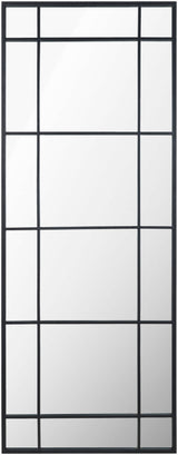 Lanka Full Length Mirror LKA-001 in Black, front view