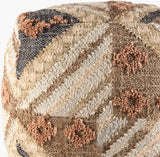 Luanda Pouf — Dark Brown