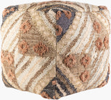 Luanda Pouf — Dark Brown