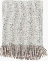 Madurai Throw MAD-1002 in Taupe, front view