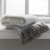 Madurai Throw MAD-1002 in Taupe, styled in a room