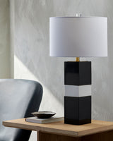 Majestic Accent Table Lamp, styled in a room