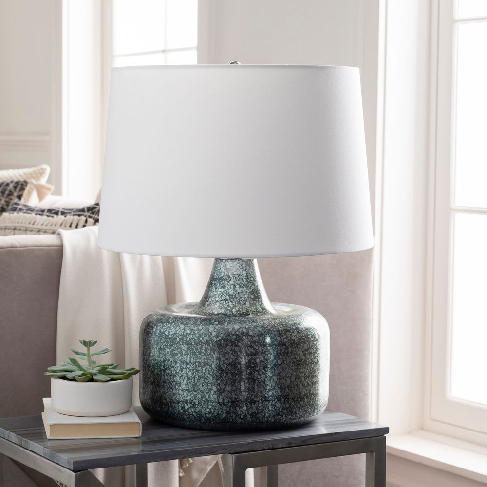 Micah Accent Table Lamp, styled in a room