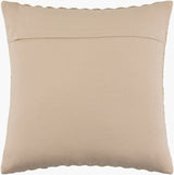 Monacizzo Accent Pillow MCZ-001 in Taupe, back view