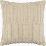 Monacizzo Accent Pillow MCZ-002 in Ecru, front view